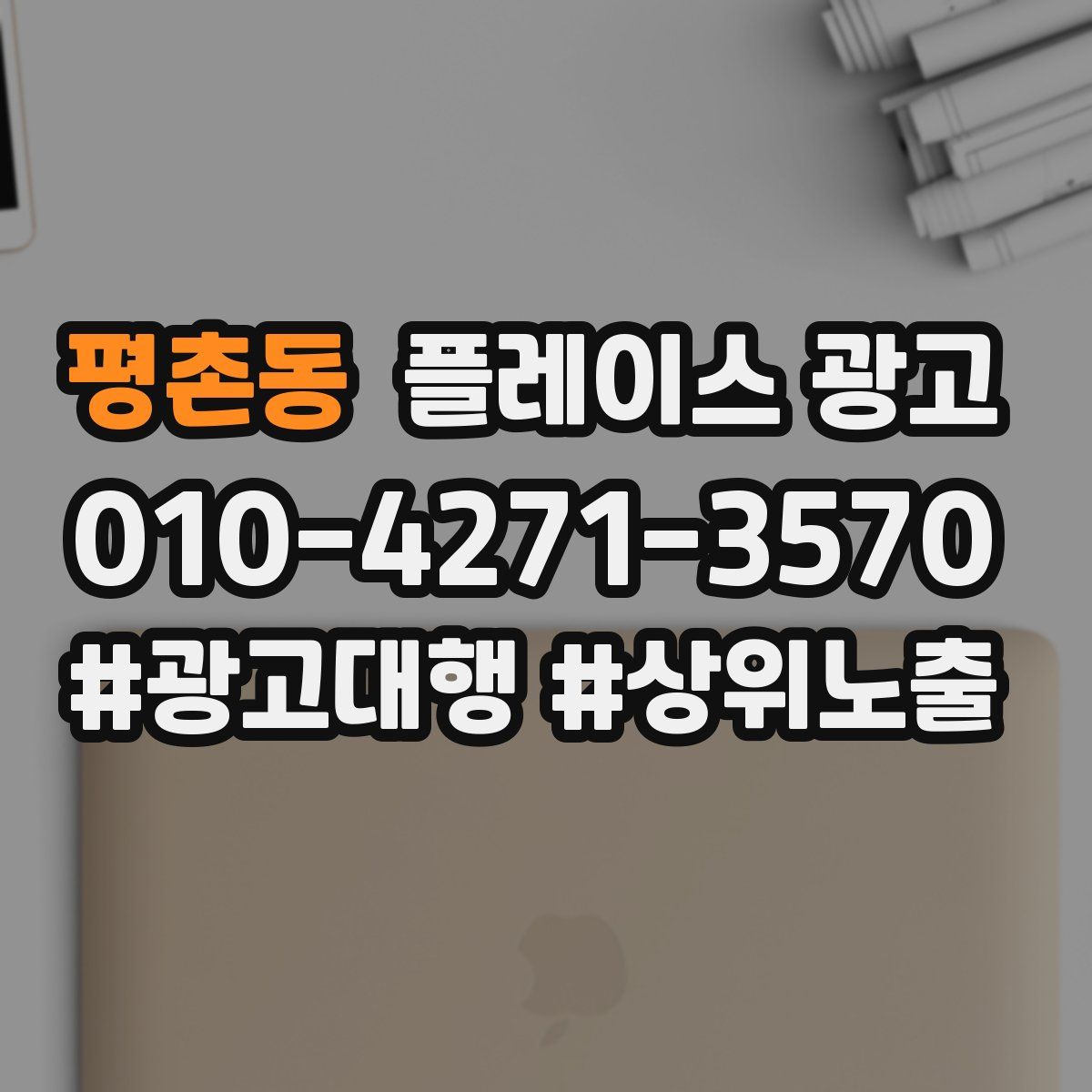 평촌동 플레이스 광고