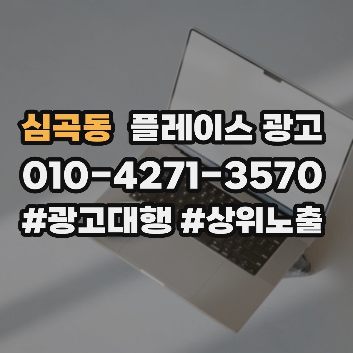 심곡동 플레이스 광고