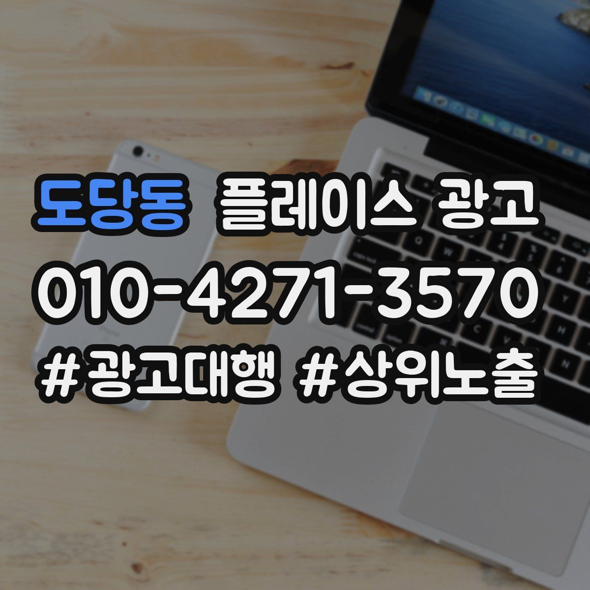 도당동 플레이스 광고