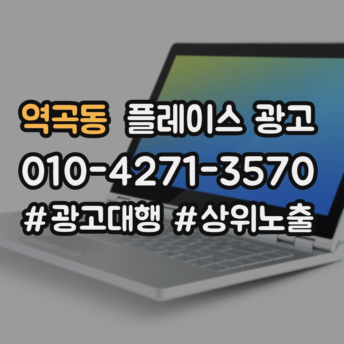 역곡동 플레이스 광고
