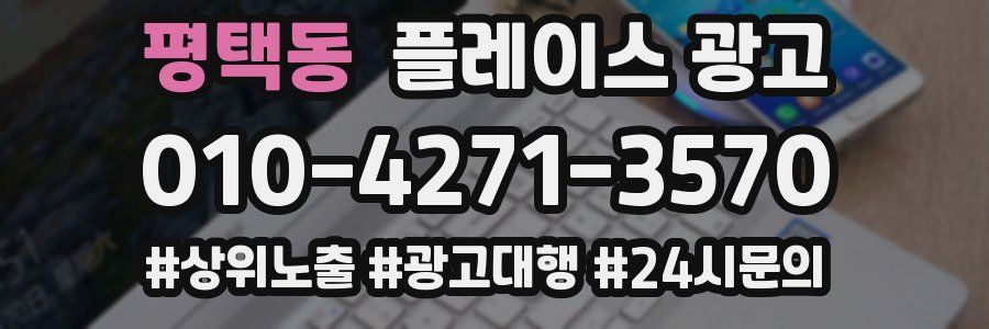 평택동 플레이스 광고