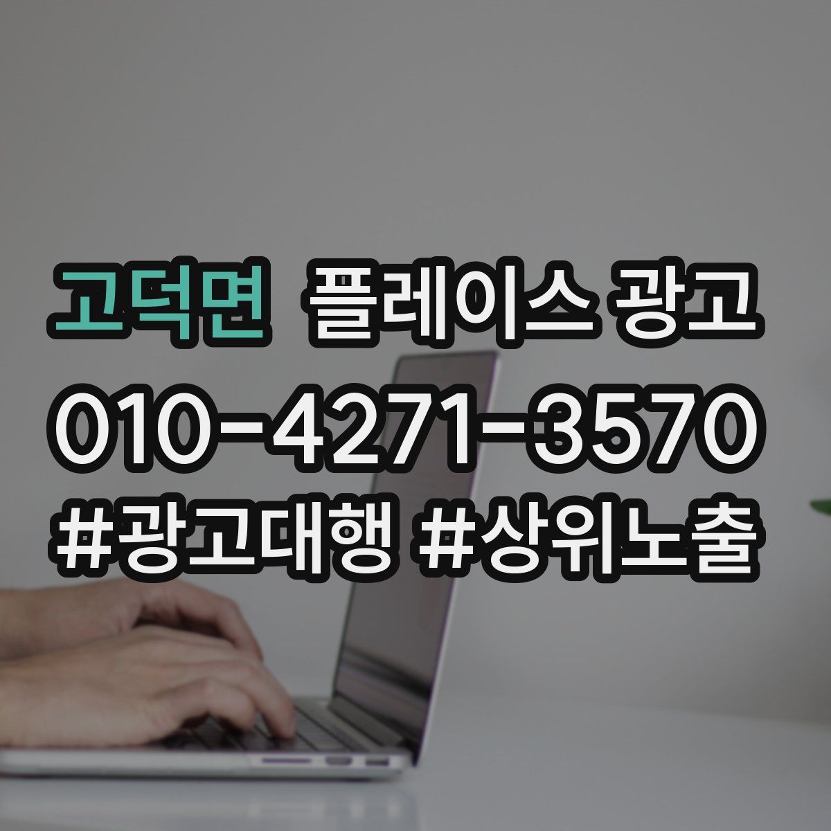 고덕면 플레이스 광고