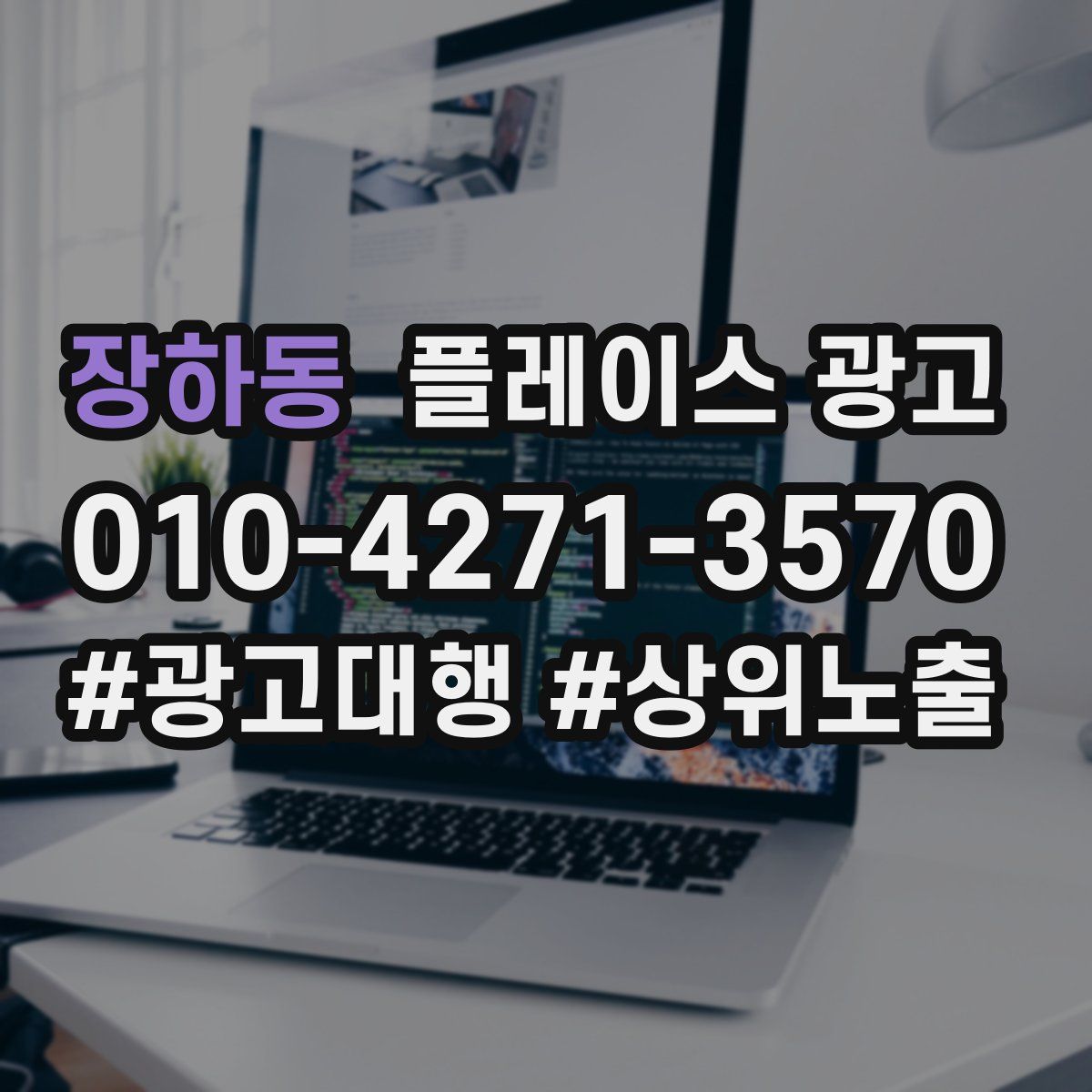 장하동 플레이스 광고