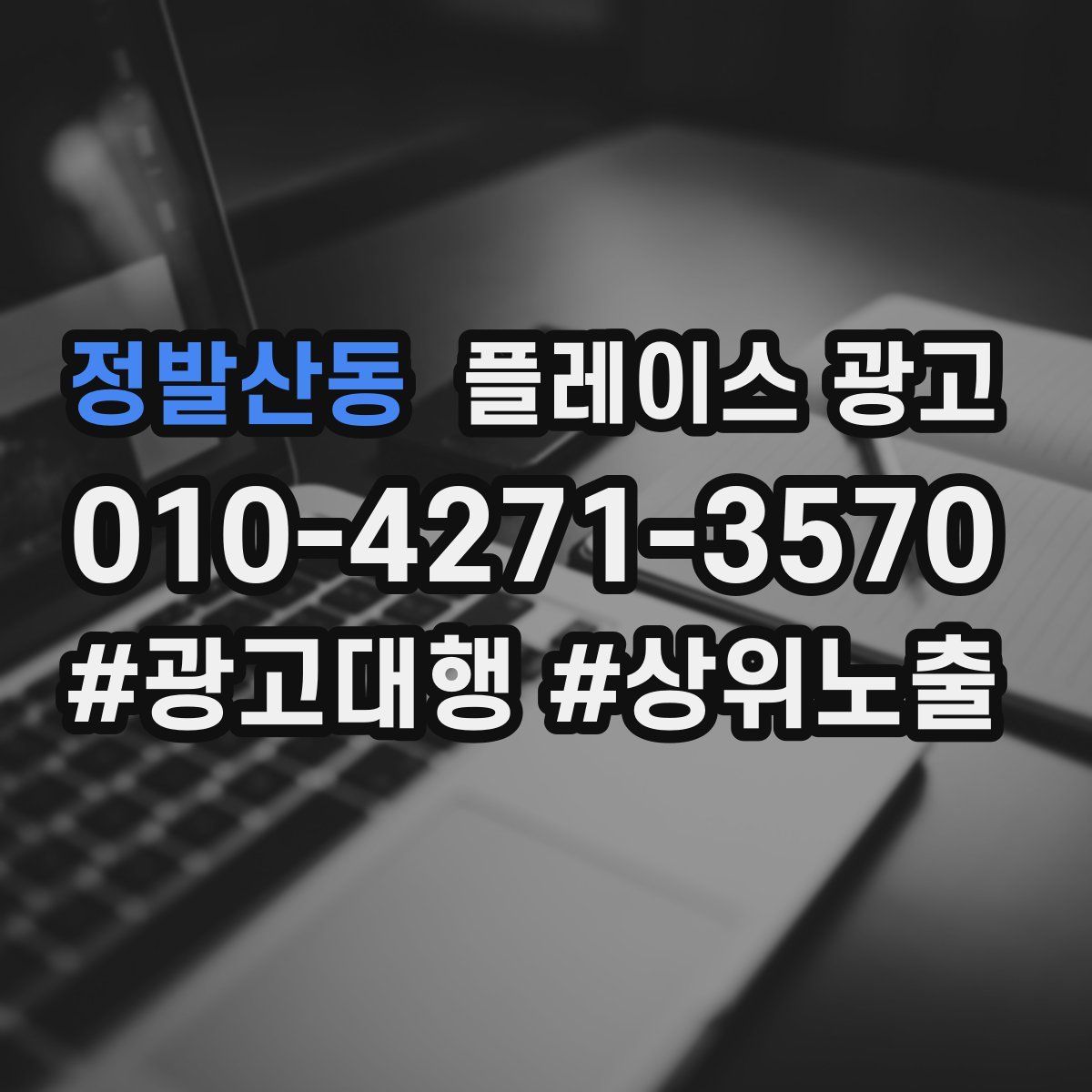정발산동 플레이스 광고