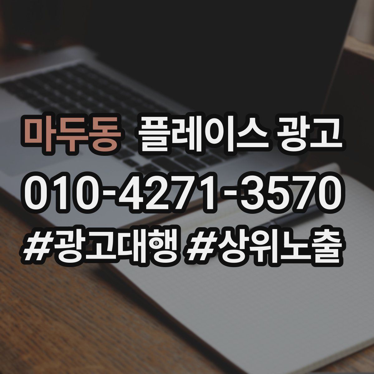 마두동 플레이스 광고
