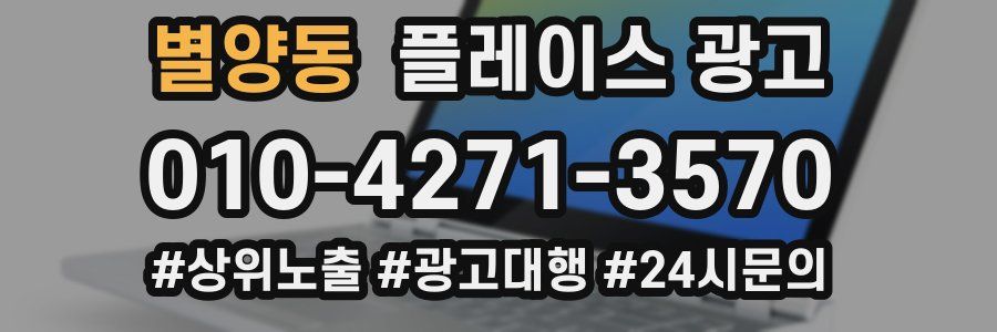 별양동 플레이스 광고