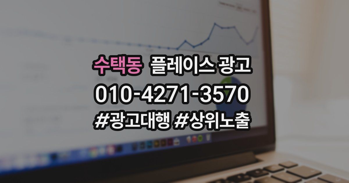 수택동 플레이스 광고