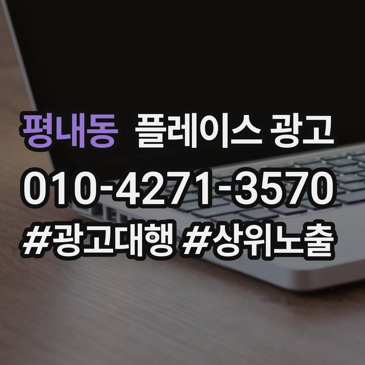 평내동 플레이스 광고