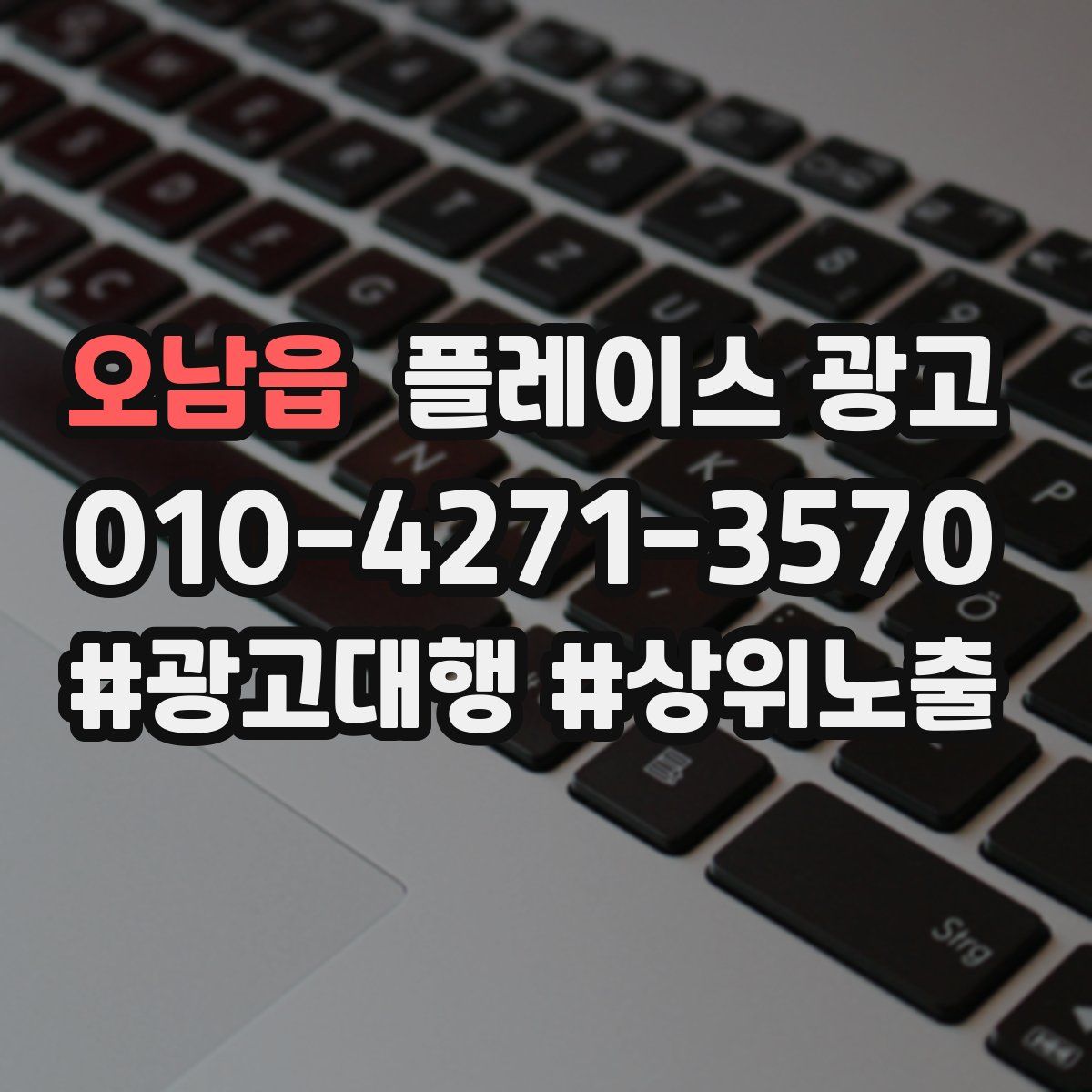 오남읍 플레이스 광고