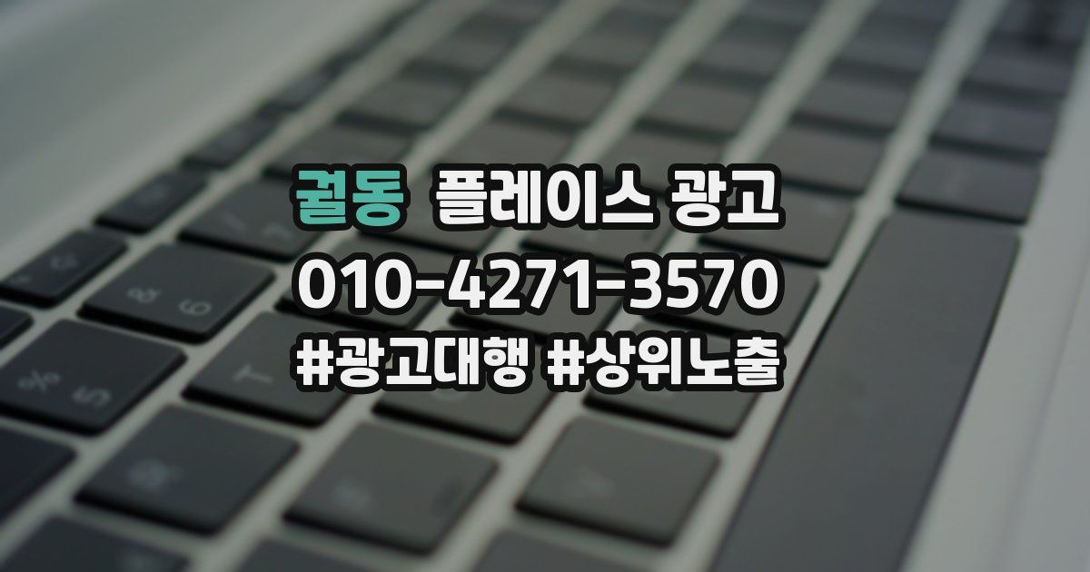 궐동 플레이스 광고