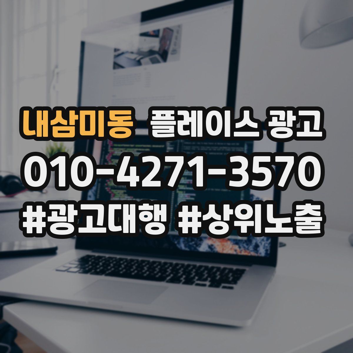 내삼미동 플레이스 광고