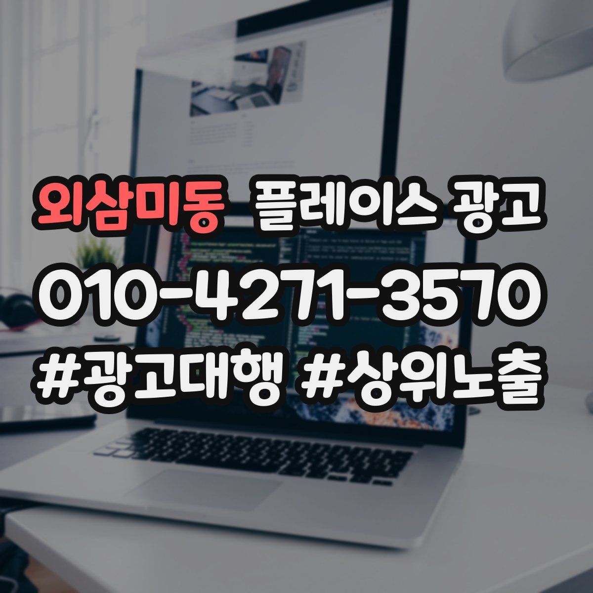 외삼미동 플레이스 광고