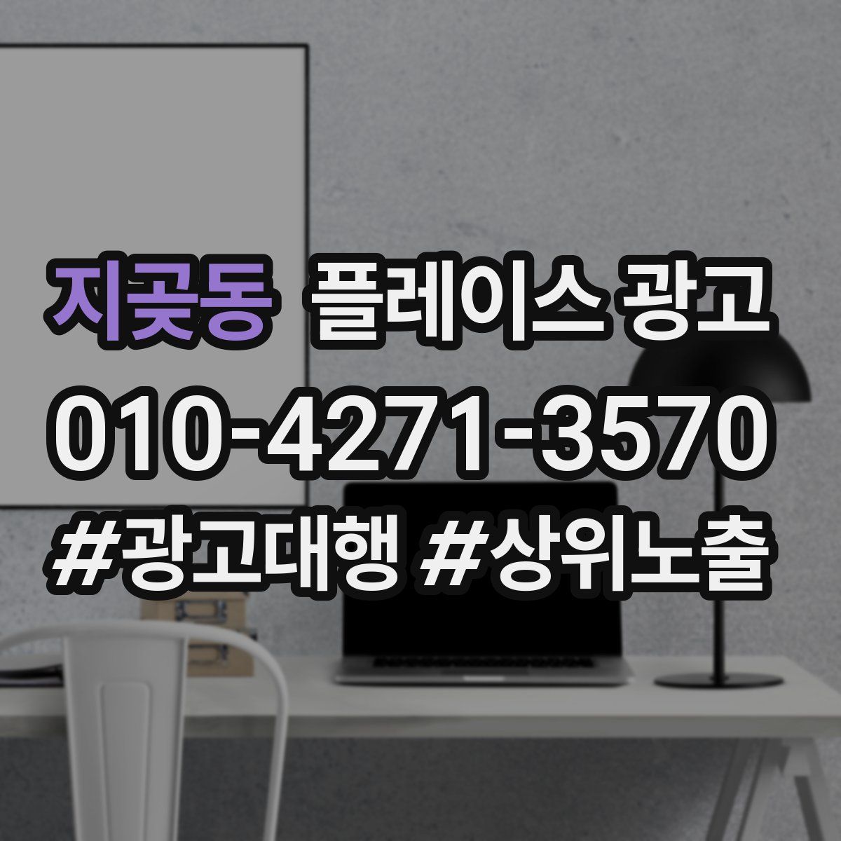 지곶동 플레이스 광고
