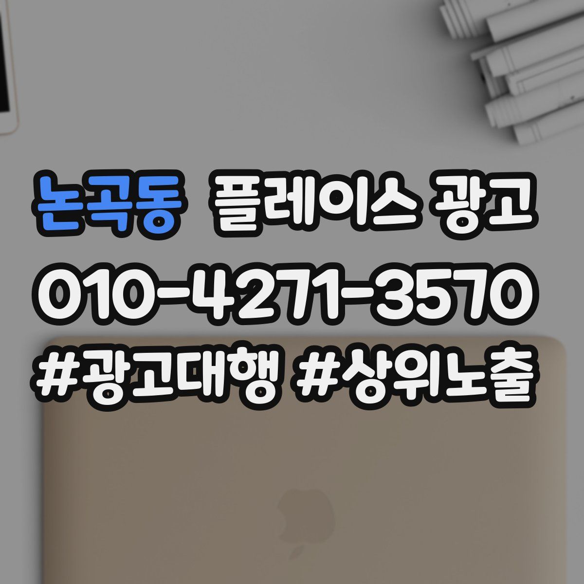 논곡동 플레이스 광고