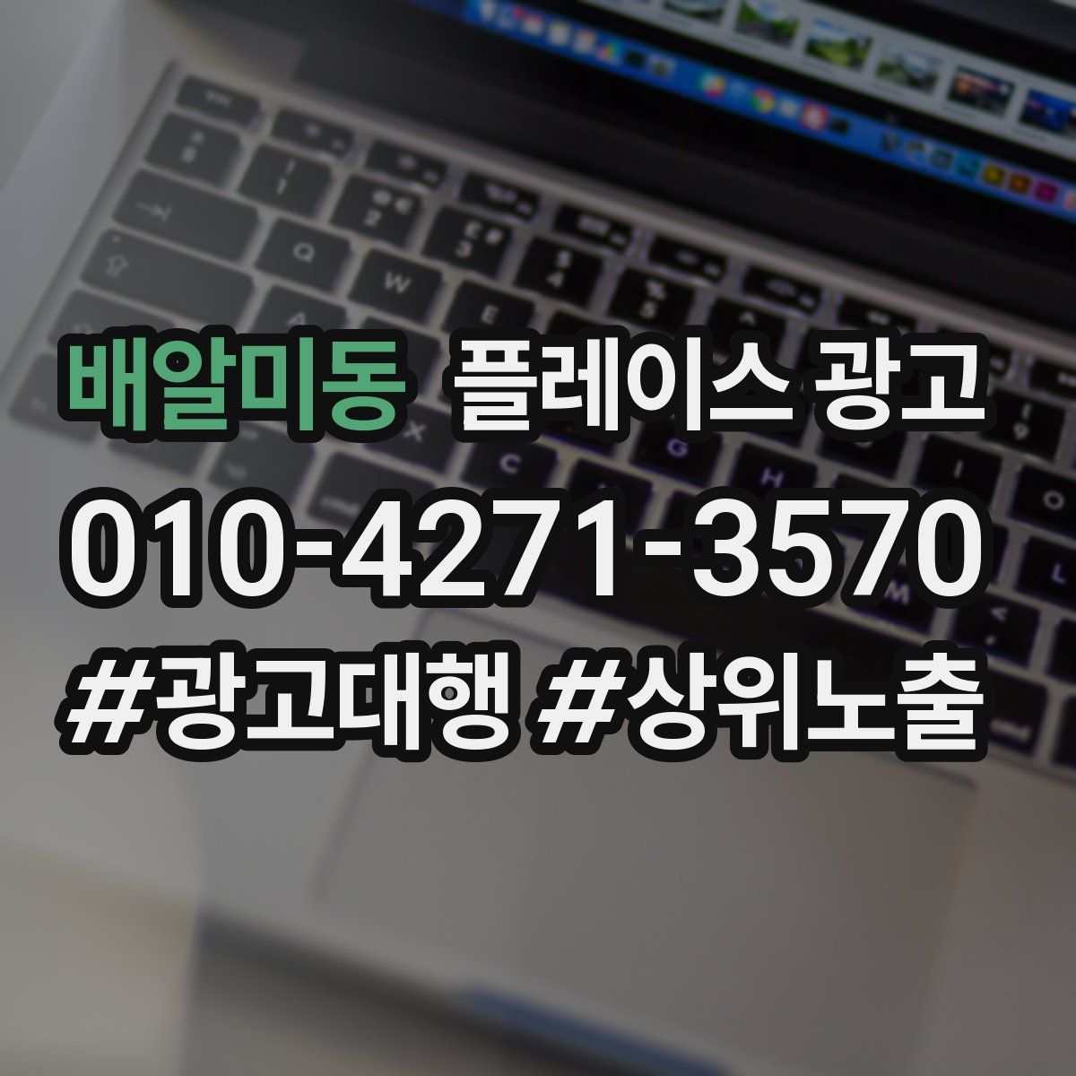 배알미동 플레이스 광고