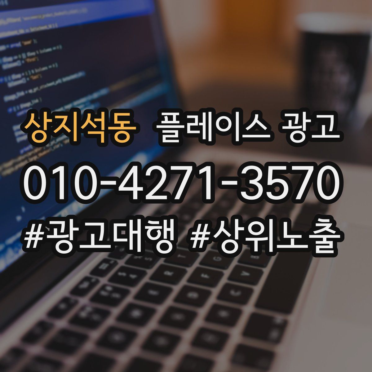 상지석동 플레이스 광고