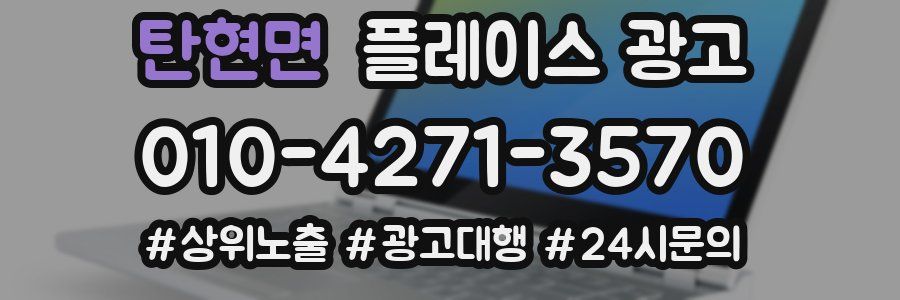 탄현면 플레이스 광고