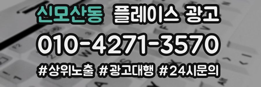 신모산동 플레이스 광고