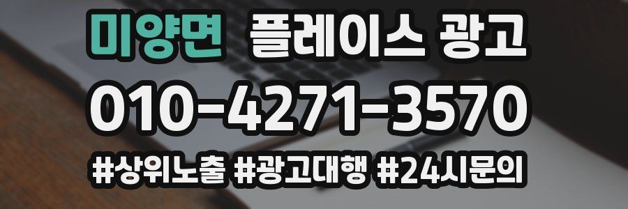 미양면 플레이스 광고