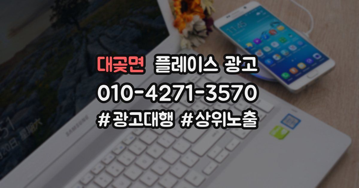 대곶면 플레이스 광고