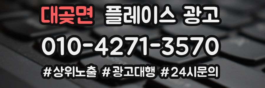 대곶면 플레이스 광고