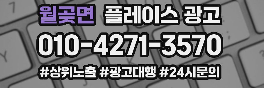 월곶면 플레이스 광고