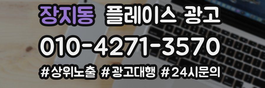 장지동 플레이스 광고