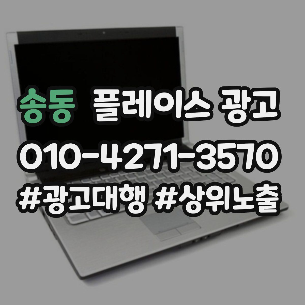 송동 플레이스 광고