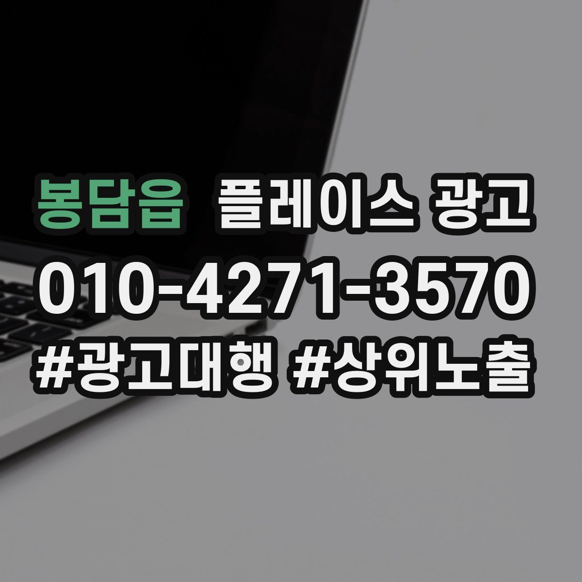 봉담읍 플레이스 광고