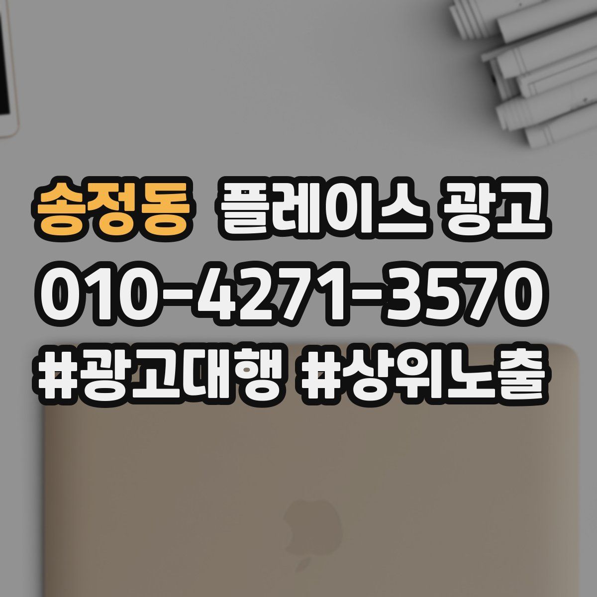송정동 플레이스 광고