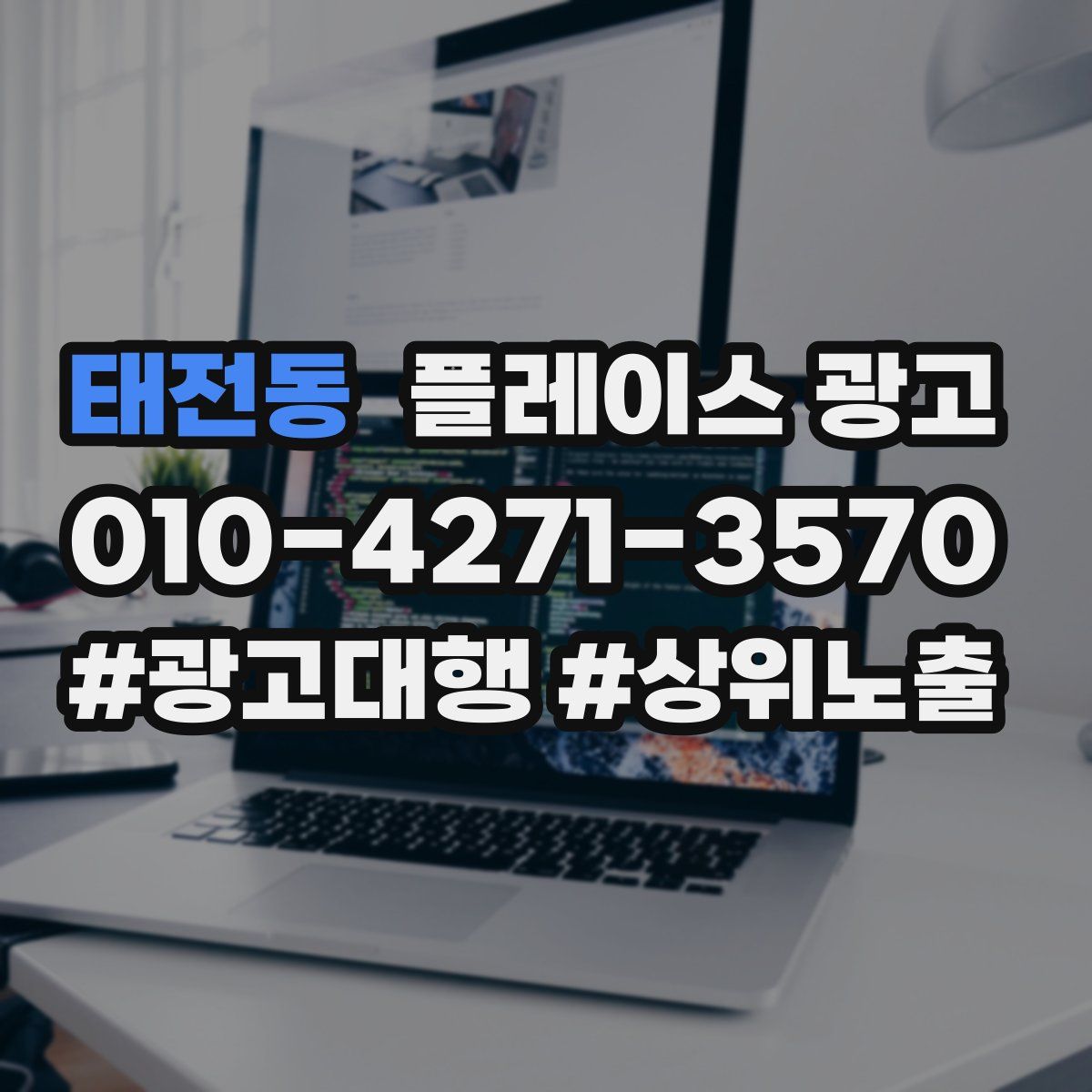 태전동 플레이스 광고