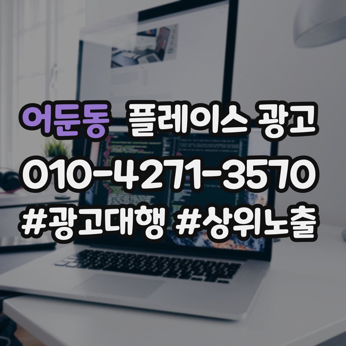 어둔동 플레이스 광고