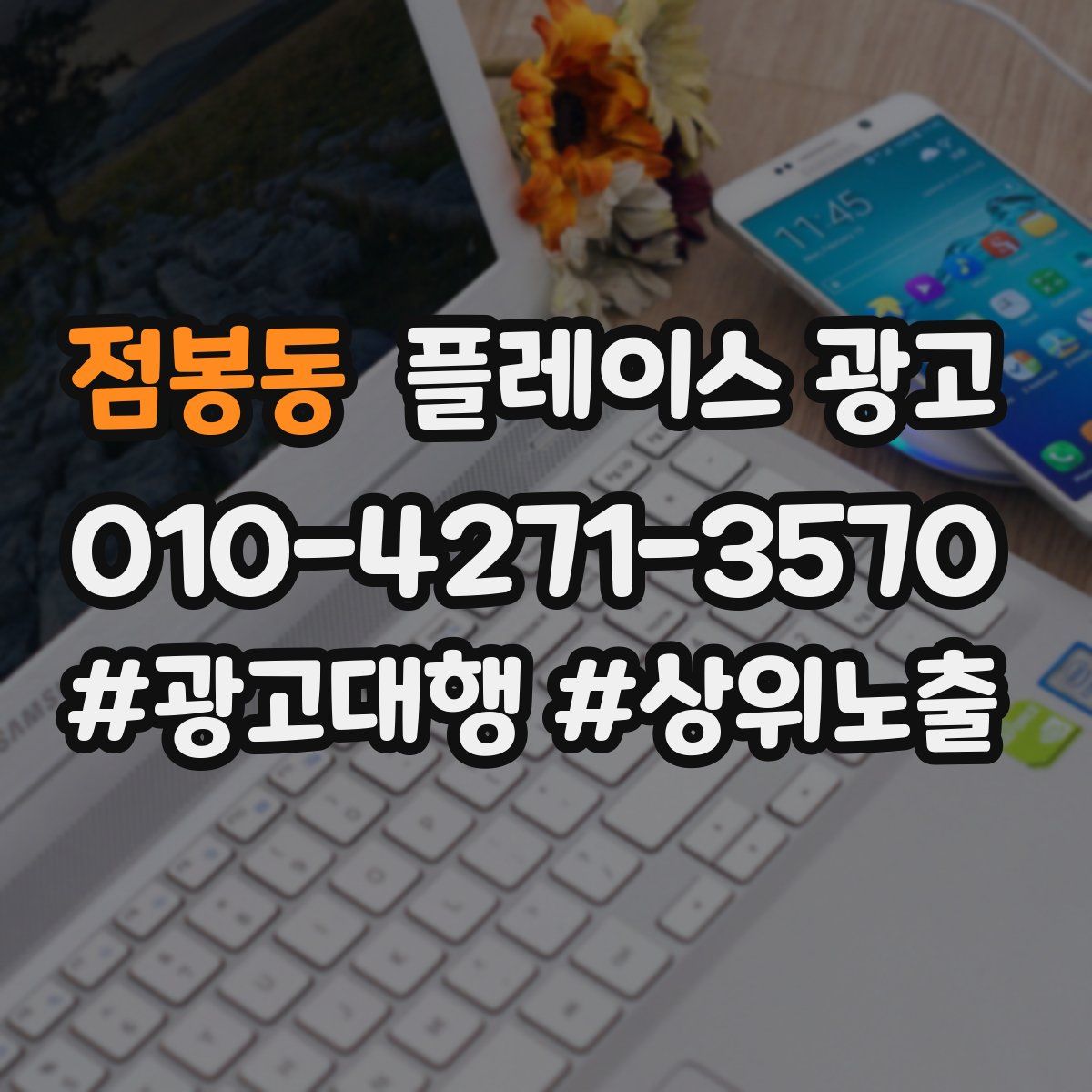 점봉동 플레이스 광고