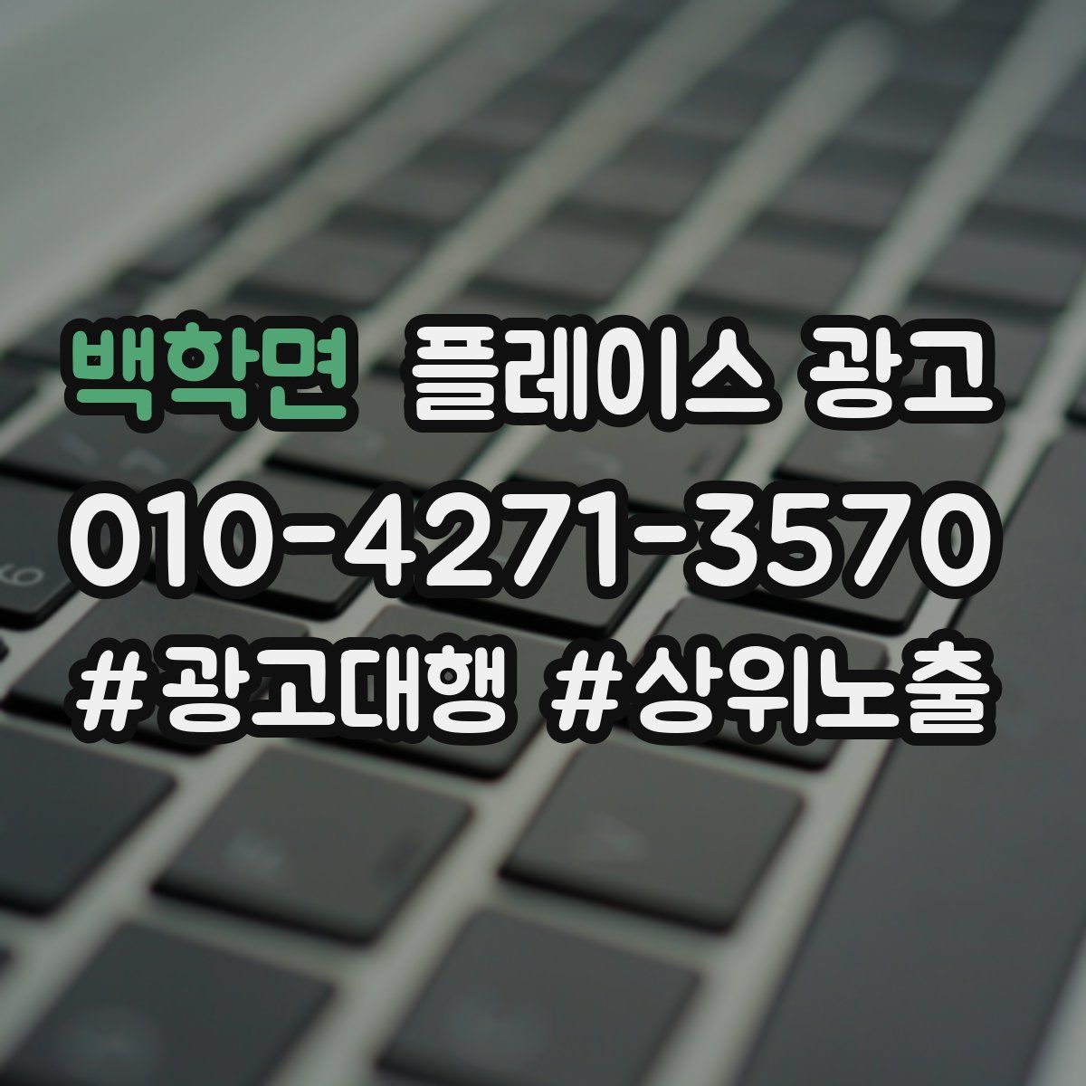 백학면 플레이스 광고