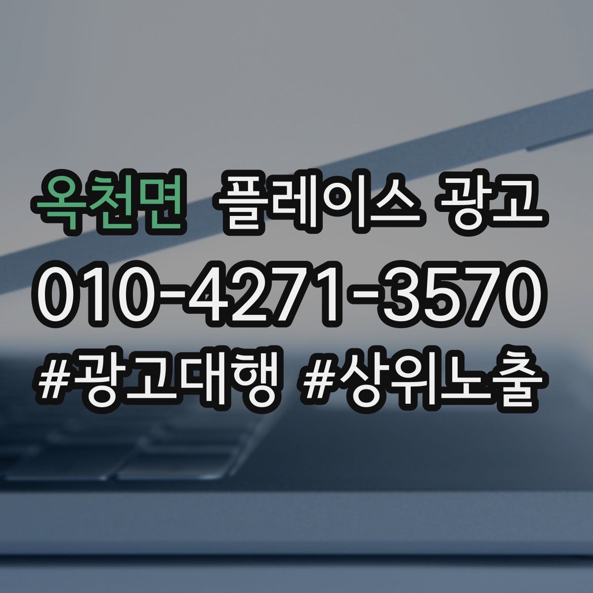 옥천면 플레이스 광고