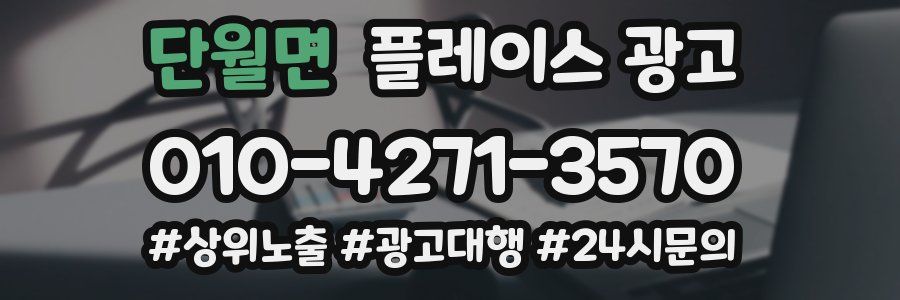 단월면 플레이스 광고