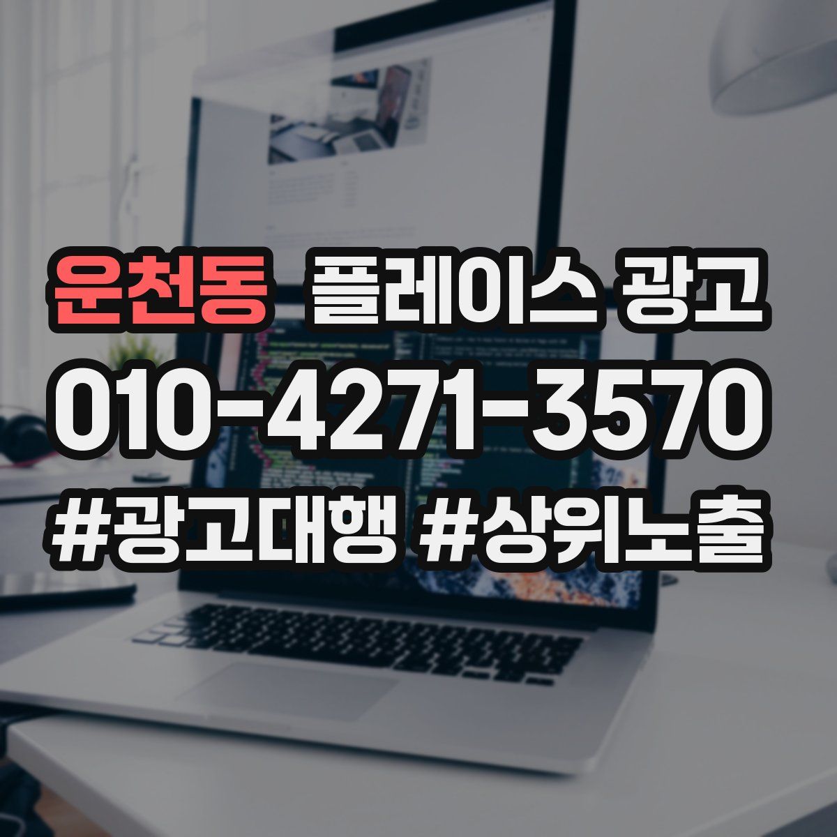 운천동 플레이스 광고