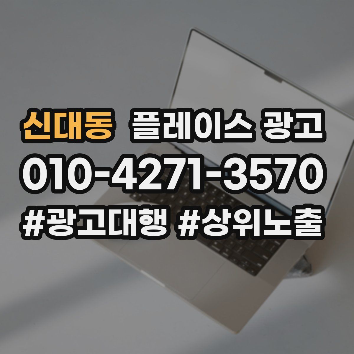 신대동 플레이스 광고