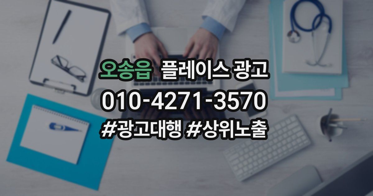 오송읍 플레이스 광고