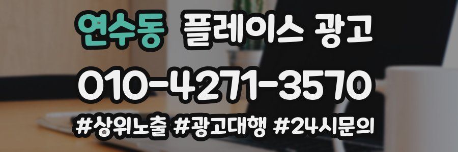 연수동 플레이스 광고