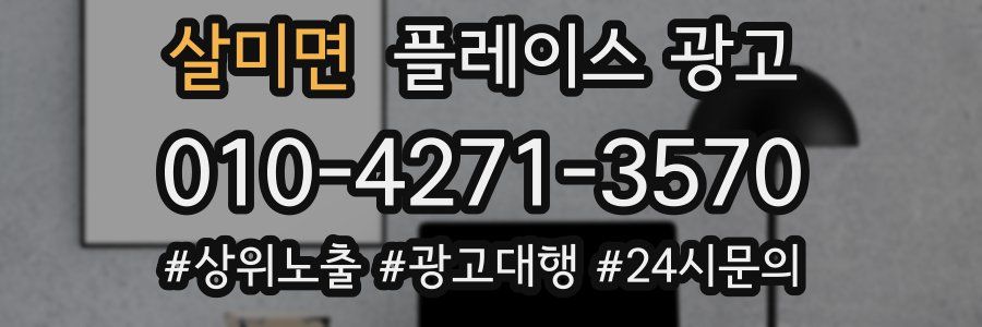 살미면 플레이스 광고