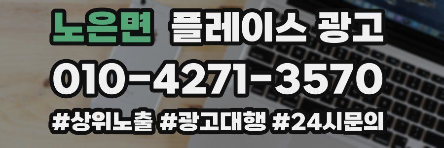 노은면 플레이스 광고