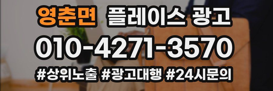 영춘면 플레이스 광고