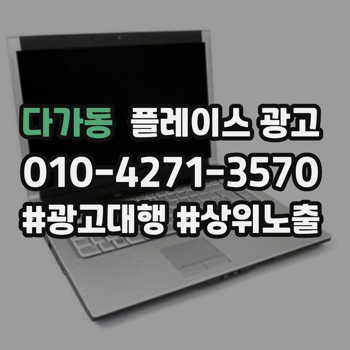 다가동 플레이스 광고