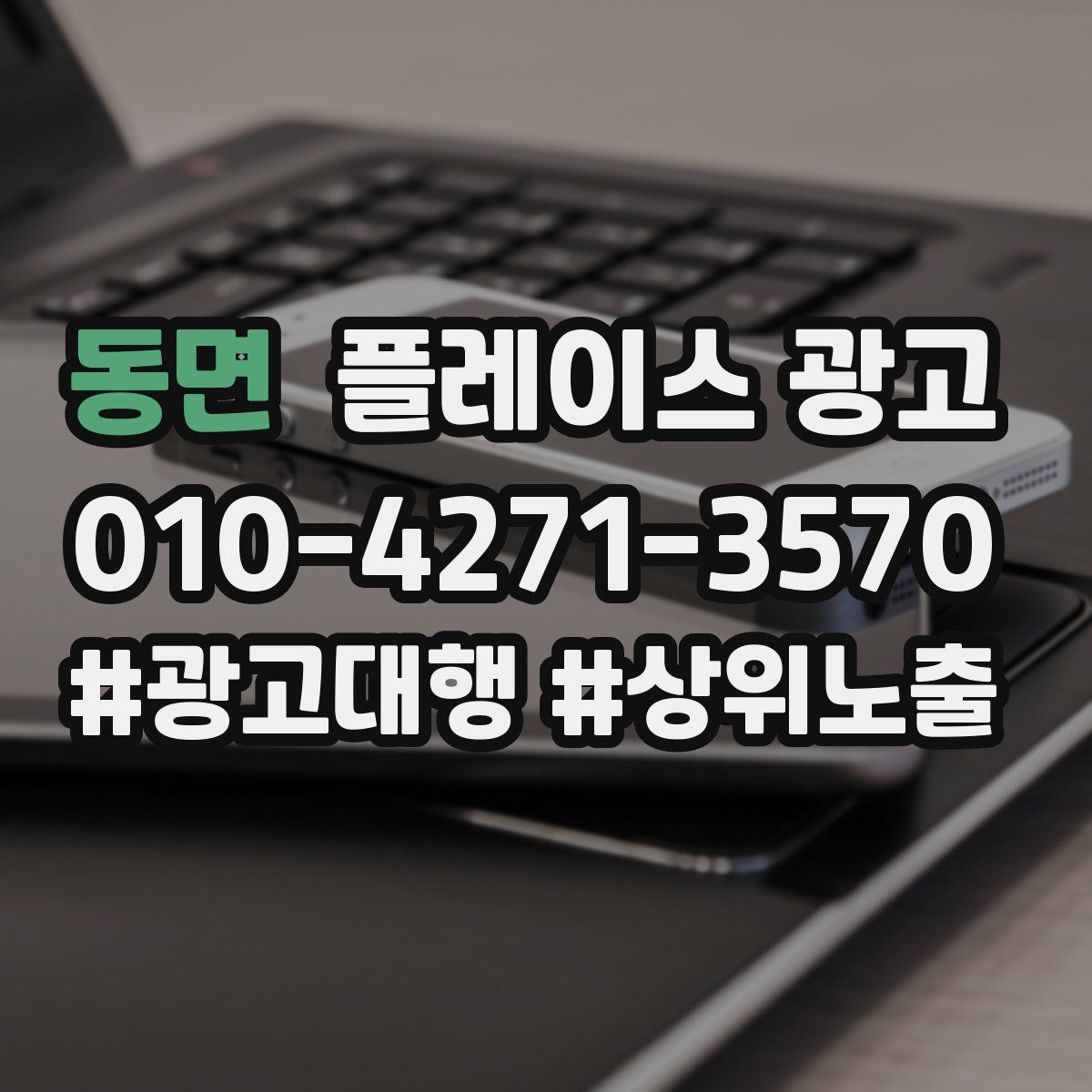 동면 플레이스 광고