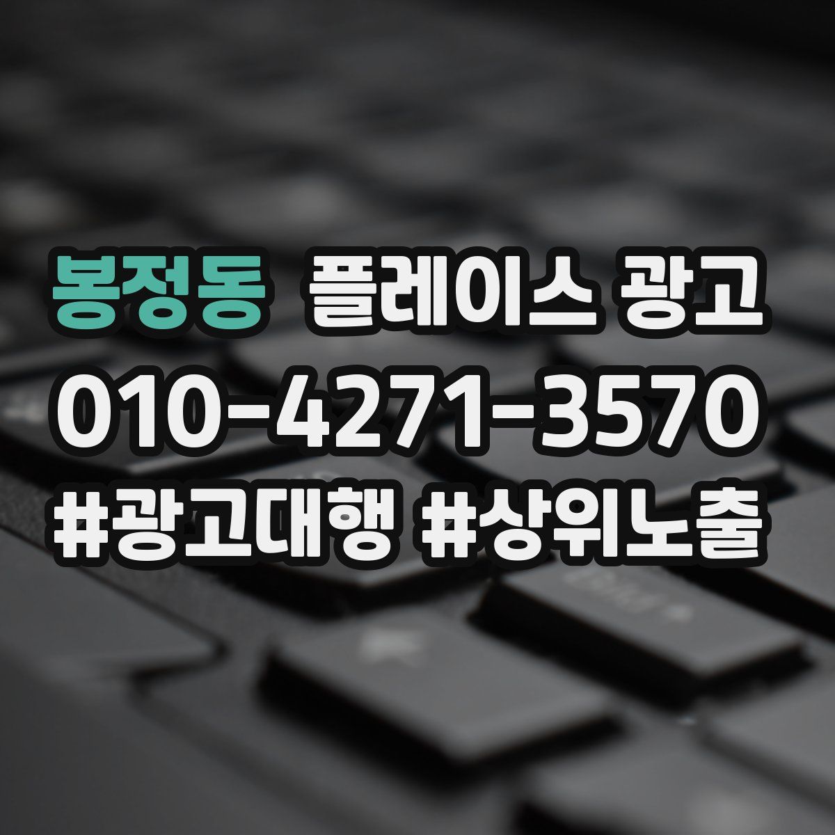 봉정동 플레이스 광고