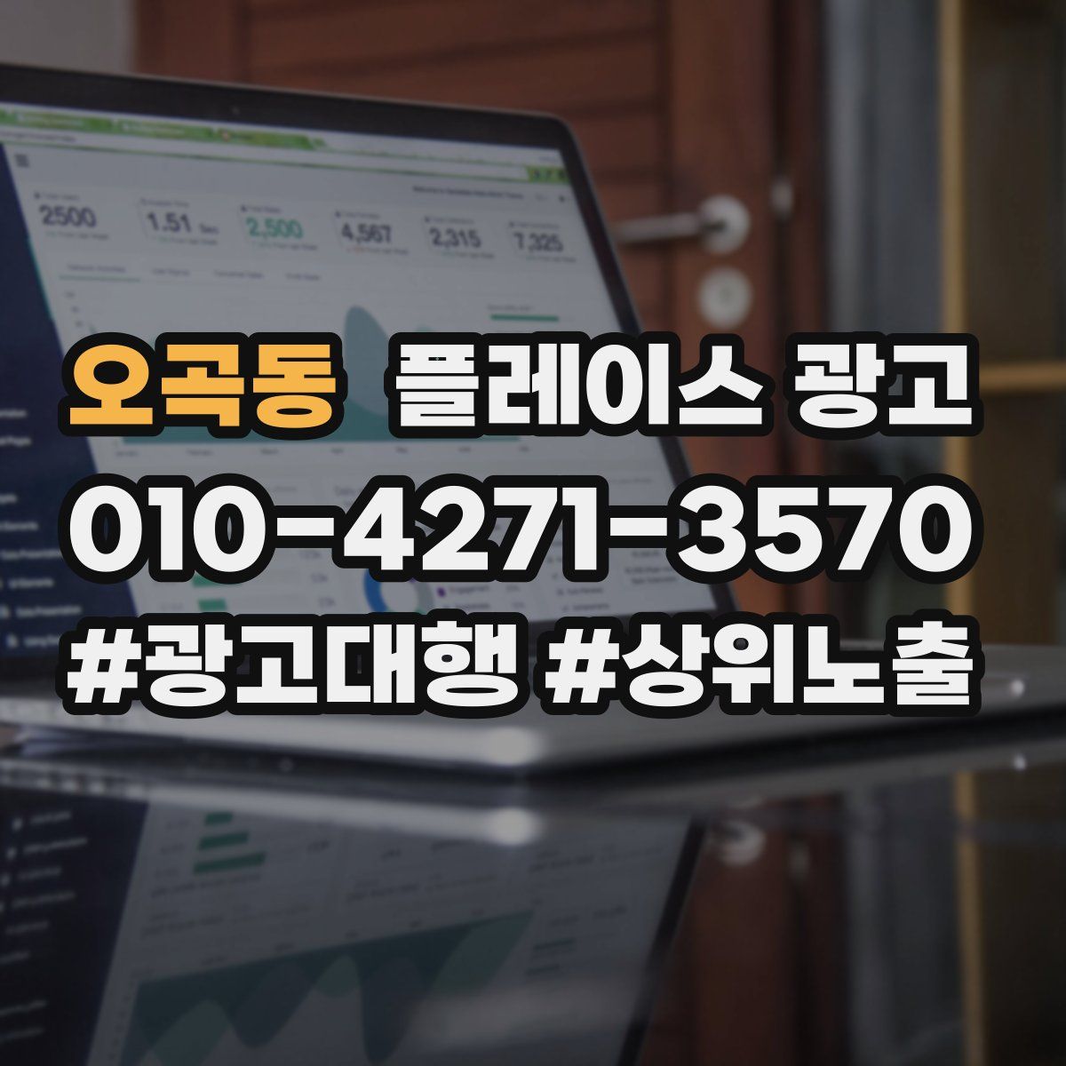 오곡동 플레이스 광고