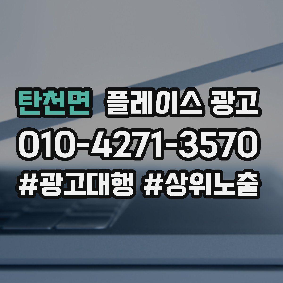 탄천면 플레이스 광고