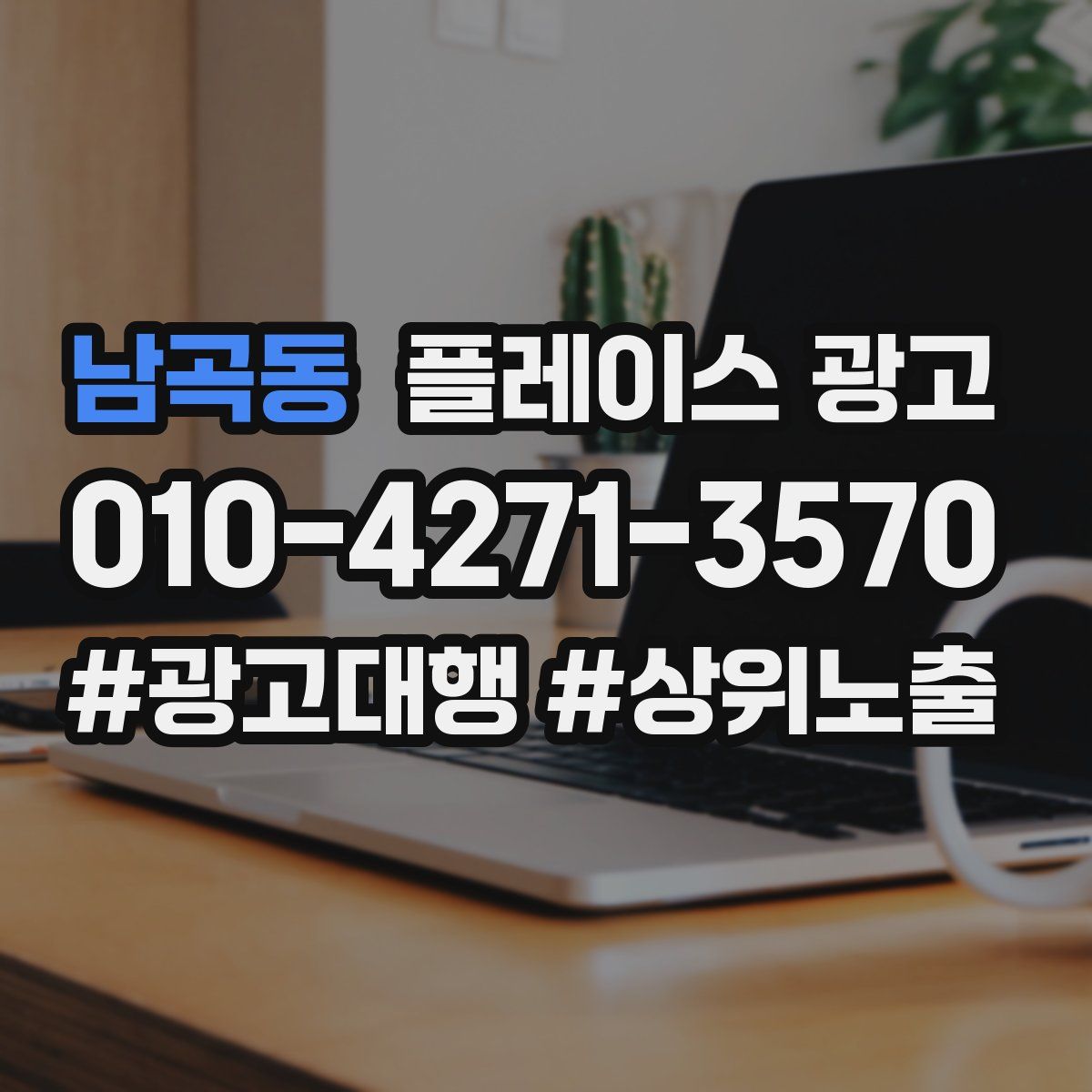 남곡동 플레이스 광고