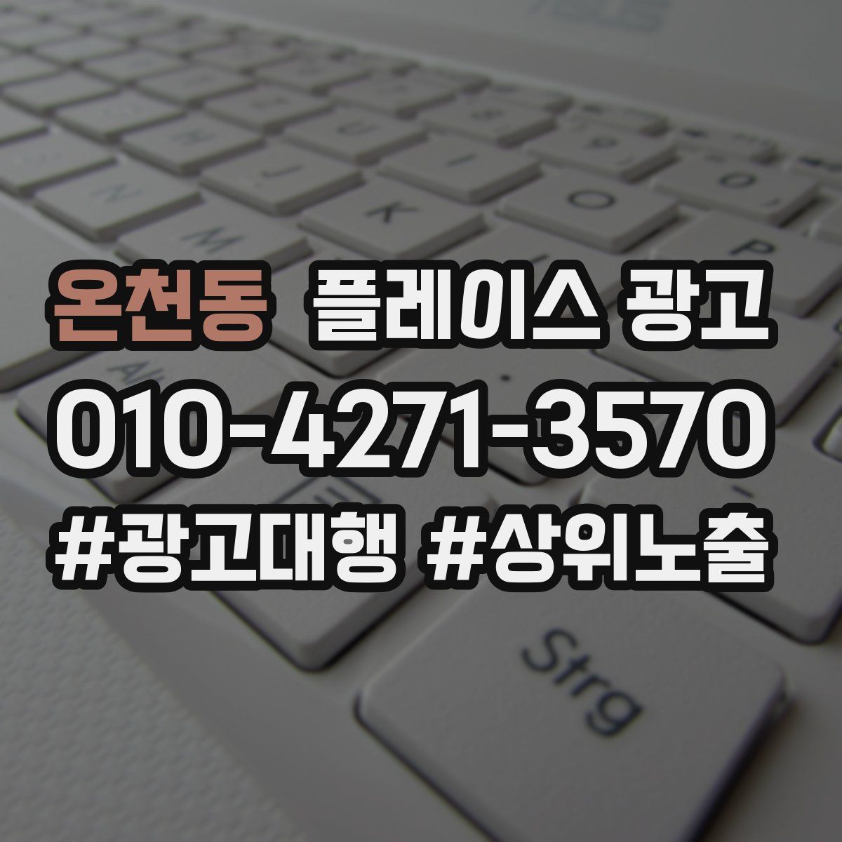 온천동 플레이스 광고